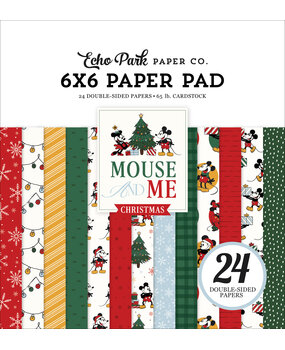 Echo Park Mouse And Me Christmas 6x6 Inch Paper Pad (MMC520023)