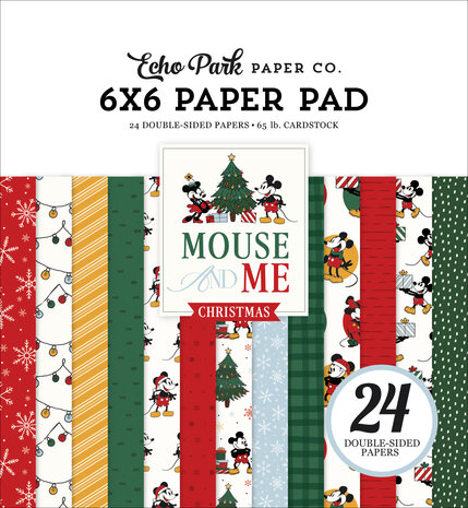 Echo Park Mouse And Me Christmas 6x6 Inch Paper Pad (MMC520023)