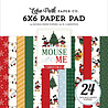 Echo Park Mouse And Me Christmas 6x6 Inch Paper Pad (MMC520023)