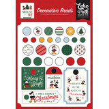 Echo Park Mouse And Me Christmas Decorative Brads (MMC520020)
