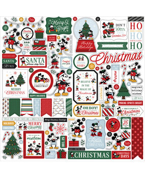 Echo Park Mouse And Me Christmas Element Sticker (MMC520014)