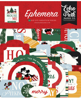 Echo Park Mouse And Me Christmas Ephemera (MMC520024)