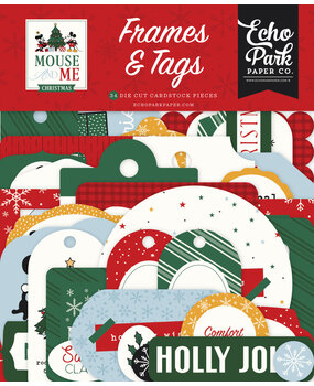 Echo Park Mouse And Me Christmas Frames & Tags (MMC520025)