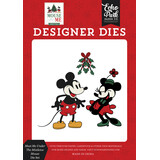 Echo Park Mouse And Me Christmas Medium Designer Die Set Meet Me Under The Mistletoe Mouse (MMC520042)