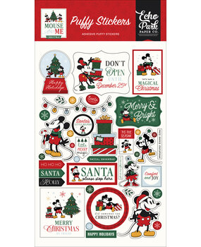 Echo Park Mouse And Me Christmas Puffy Stickers (MMC520066)