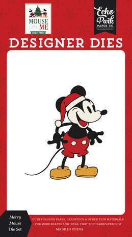Echo Park Mouse And Me Christmas Small Designer Die Set Merry Mouse (MMC520040) Echo Park Mouse And Me Christmas Small Designer Die Set Merry Mouse (MMC520040)