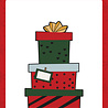 Echo Park Mouse And Me Christmas Small Designer Die Set Stack Of Presents (MMC520041)