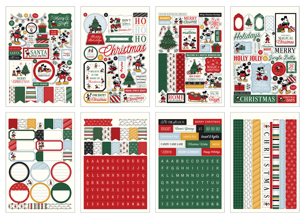 Echo Park Mouse And Me Christmas Sticker Book (MMC520029)