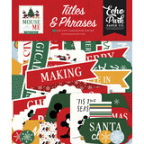 Echo Park Mouse And Me Christmas Titles & Phrases (MMC520032)