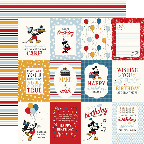 Echo Park Mouse And Me Birthday 12x12 Inch Collection Kit (MMB509016)
