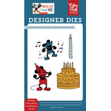 Echo Park Mouse And Me Birthday Coordinating Small Dies Birthday Party Mouse (MMB509043)