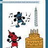 Echo Park Mouse And Me Birthday Coordinating Small Dies Birthday Party Mouse (MMB509043)