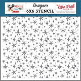 Echo Park Mouse And Me Birthday Designer Stencil Sparkles And Surprises (MMB509035)