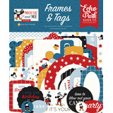 Echo Park Mouse And Me Birthday Frames & Tags (MMB509025)