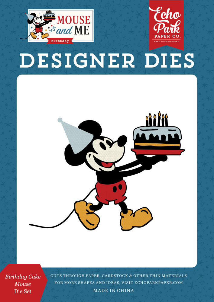 Echo Park Mouse And Me Birthday Medium Dies Birthday Cake Mouse (MMB509041) Echo Park Mouse And Me Birthday Medium Dies Birthday Cake Mouse (MMB509041)