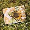 IndigoBlu Blooming Sunflower A6 Red Rubber Stamp (IND1540)