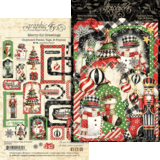 Graphic 45 Merry-ful Greetings Chipboard Pieces, Tags & Frames (4503280)