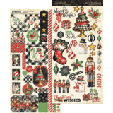 Graphic 45 Merry-ful Greetings Sticker Set (4503282)
