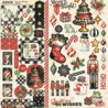 Graphic 45 Merry-ful Greetings Sticker Set (4503282)