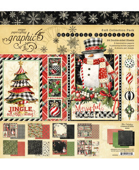 Graphic 45 Merry-ful Greetings 8x8 Inch Collection Pack (4503284)