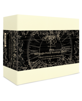 Graphic 45 Rectangle Policy Envelope Album Ivory (4503317) Graphic 45 Rectangle Policy Envelope Album Ivory (4503317)