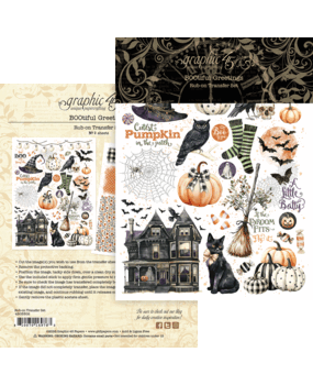 Graphic 45 BOOtiful Greetings Rub-on Transfers (4503302)
