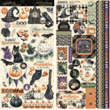 Graphic 45 BOOtiful Greetings Sticker Set (4503305)