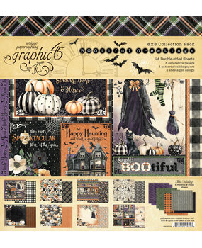 Graphic 45 BOOtiful Greetings 8x8 Inch Collection Pack (4503307) Graphic 45 BOOtiful Greetings 8x8 Inch Collection Pack (4503307)
