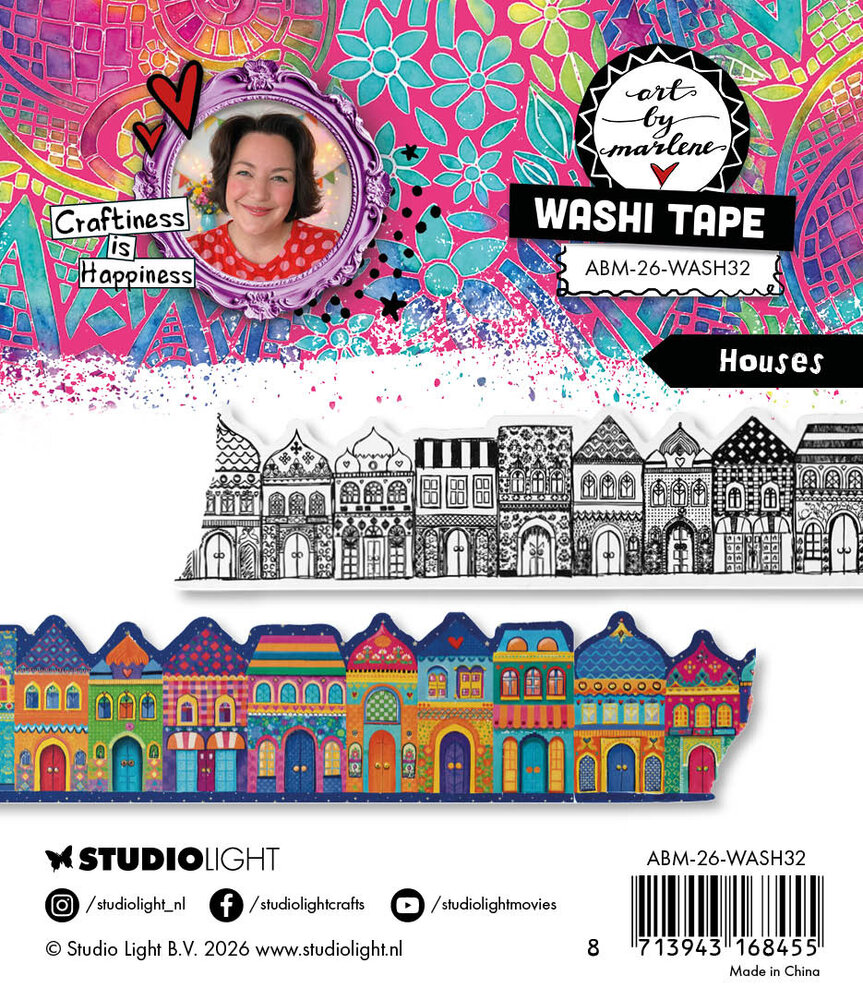 Art By Marlene Washi Tape Houses (ABM-26-WASH32) Art By Marlene Washi Tape Houses (ABM-26-WASH32)