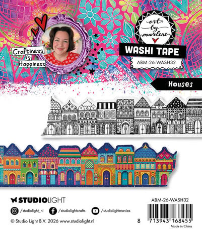 Art By Marlene Washi Tape Houses (ABM-26-WASH32) Art By Marlene Washi Tape Houses (ABM-26-WASH32)
