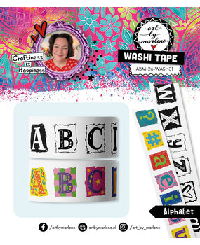 Art By Marlene Washi Tape Alphabet (ABM-26-WASH31)