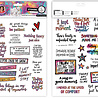 Art By Marlene Just Some Quotes Stickers (ABM-26-STIC85) Art By Marlene Just Some Quotes Stickers (ABM-26-STIC85)