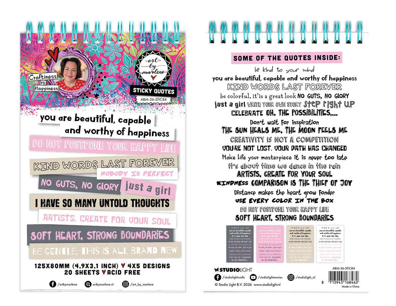 Art By Marlene Sticky Quotes (ABM-26-STIC84) Art By Marlene Sticky Quotes (ABM-26-STIC84)