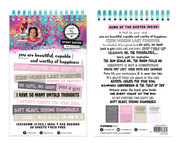 Art By Marlene Sticky Quotes (ABM-26-STIC84) Art By Marlene Sticky Quotes (ABM-26-STIC84)
