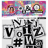 Art By Marlene B&W Alphabet Luxury Paper Elements (ABM-26-PE56) Art By Marlene B&W Alphabet Luxury Paper Elements (ABM-26-PE56)