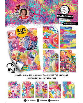 Art By Marlene Handpainted Papers A4 Collage Paper Pad (ABM-26-CPP493)