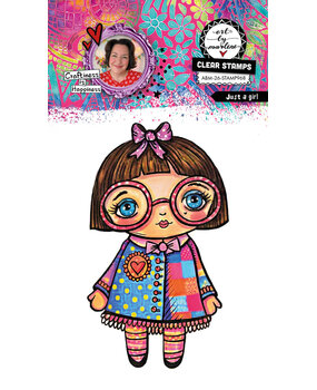 Art By Marlene Just a Girl Clear Stamp (ABM-26-STAMP968) Art By Marlene Just a Girl Clear Stamp (ABM-26-STAMP968)