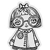 Art By Marlene Just a Girl Clear Stamp (ABM-26-STAMP968) Art By Marlene Just a Girl Clear Stamp (ABM-26-STAMP968)