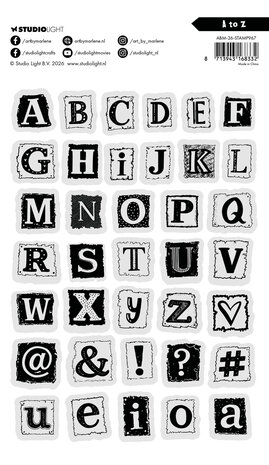 Art By Marlene A to Z Clear Stamp (ABM-26-STAMP967) Art By Marlene A to Z Clear Stamp (ABM-26-STAMP967)