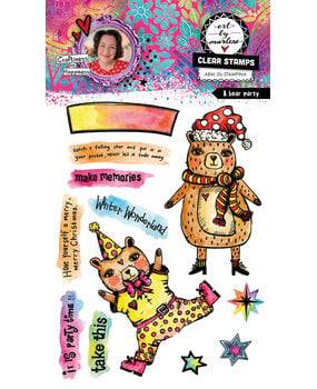 Art By Marlene A Bear Party Clear Stamp (ABM-26-STAMP966)