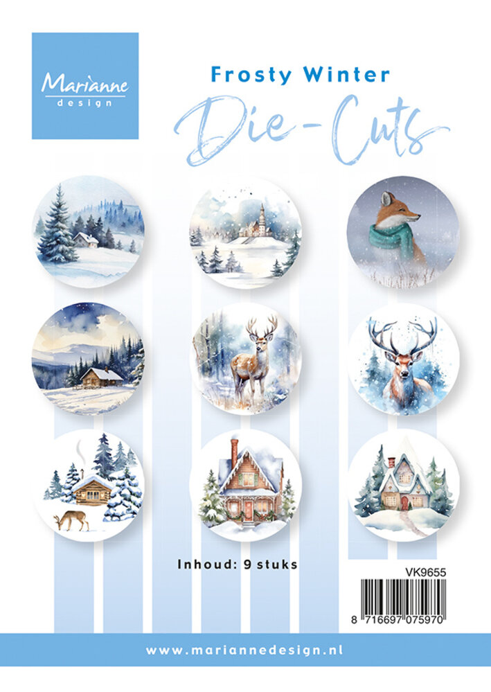 Marianne Design Die Cuts Frosty Winter (9pcs) (VK9655)