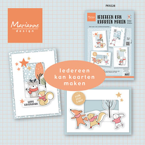 Marianne Design DIY A4 'Iedereen kan Kaarten Maken' Set (PK9228) Marianne Design DIY A4 'Iedereen kan Kaarten Maken' Set (PK9228)