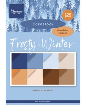 Marianne Design Frosty Winter A4 Cardstock (PK9227)