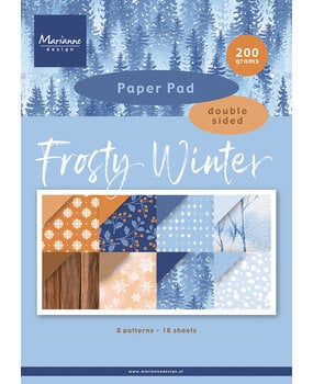 Marianne Design Frosty Winter A4 Paper Pad (PK9226)