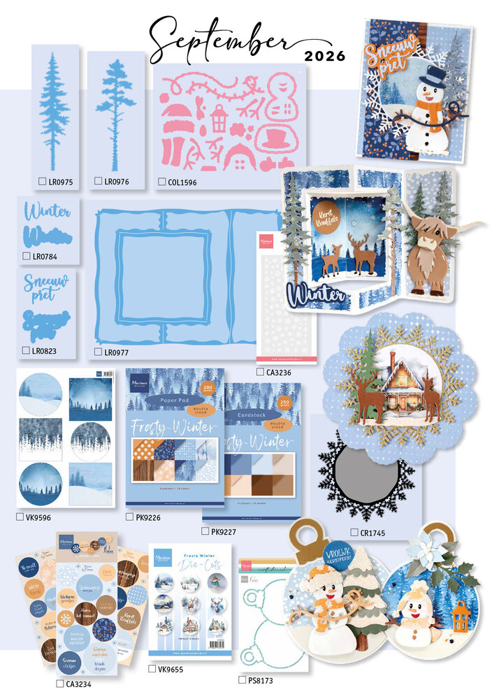 Marianne Design Leaflet The Collection #165 September 2026 (CAT13165) Marianne Design Leaflet The Collection #165 September 2026 (CAT13165)