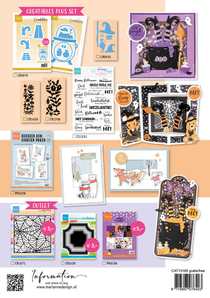 Marianne Design Leaflet The Collection #165 September 2026 (CAT13165) Marianne Design Leaflet The Collection #165 September 2026 (CAT13165)