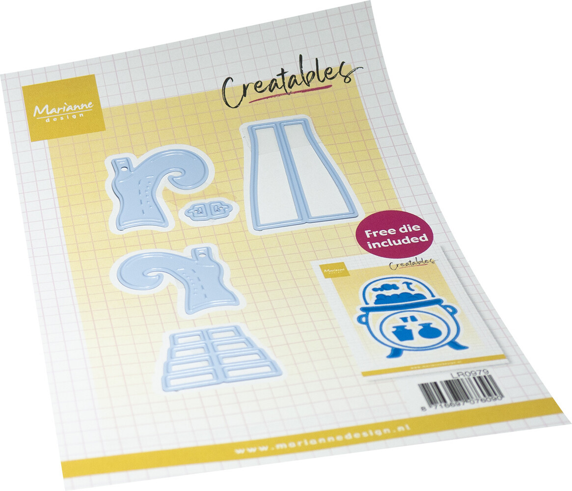 Marianne Design Creatables Witch in the Kettle (includes LR0882) (LR0979) Marianne Design Creatables Witch in the Kettle (includes LR0882) (LR0979)