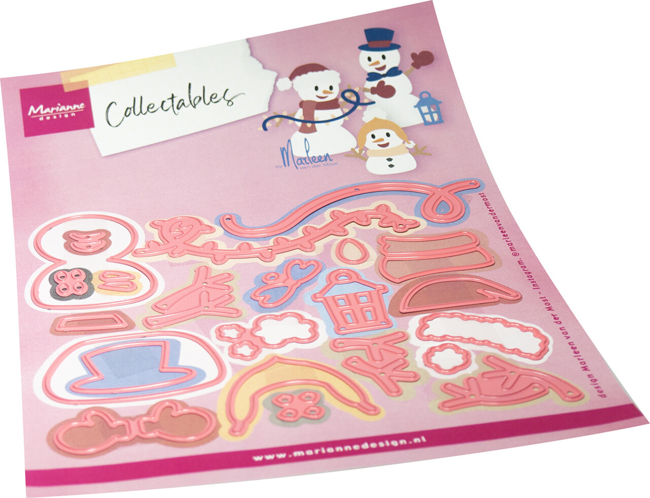 Marianne Design Collectables Happy Snowmen by Marleen (COL1596) Marianne Design Collectables Happy Snowmen by Marleen (COL1596)
