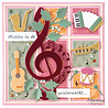 Marianne Design Collectables Music Instruments by Marleen (COL1595) Marianne Design Collectables Music Instruments by Marleen (COL1595)