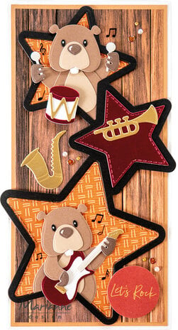 Marianne Design Decoration Stickers Music Notes (CA3235)